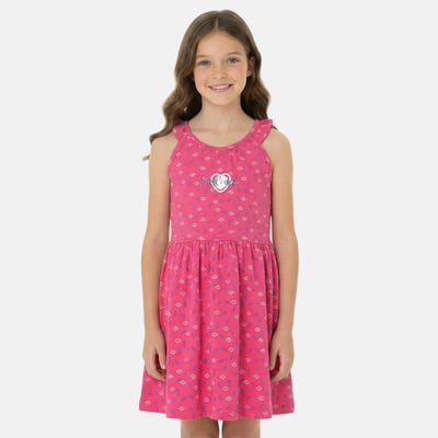 Robe sans manches imprimée, col rond BOHÈME LEE COOPER