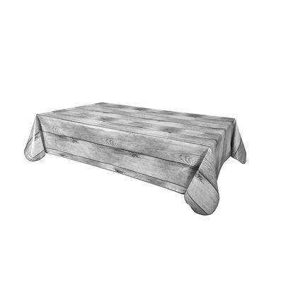 Nappe en toile cirée rectangulaire effet bois Planche TOILINUX