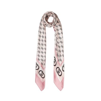 Foulard bleu avec logo LIU JO