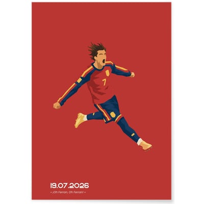 Affiche CDM Espagne 2 L'AFFICHERIE
