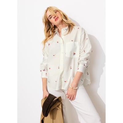 Chemise oversize brodée PROMOD
