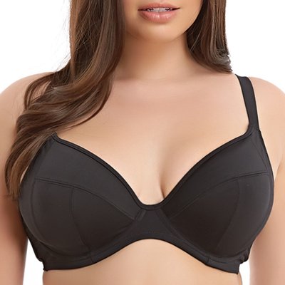 Haut de maillot plongeant grande taille à armatures Essentials ELOMI SWIM