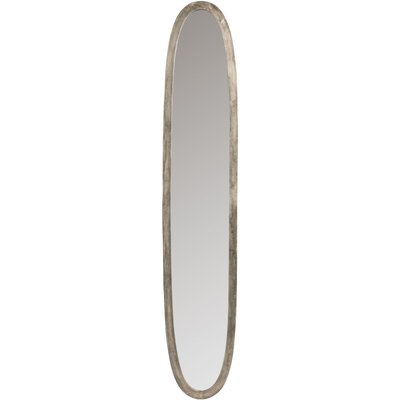 Miroir ovale aluminium antique  large blackheath JOLIPA