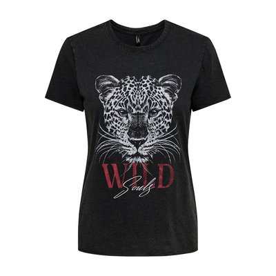 T-shirt col rond à motif ONLY