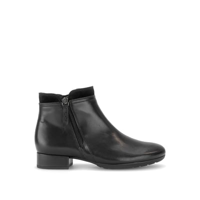 Bottines en cuir lisse à talon décroché GABOR