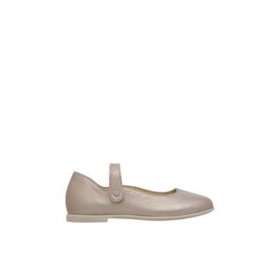 Ballerines en cuir laminé avec bride MIUL NATURINO