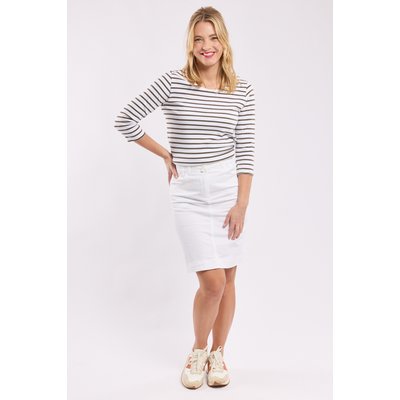 Jupe droite en coton LADUZ BERMUDES