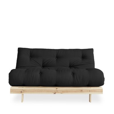 Canapé convertible 140x200cm en bois naturel et tissu- ROOTS KARUP DESIGN