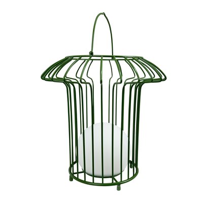 Lanterne en métal vert Basket DYBERG LARSEN