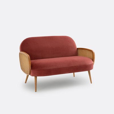Sofa Buisseau, Samt und Korbgeflecht LA REDOUTE INTERIEURS