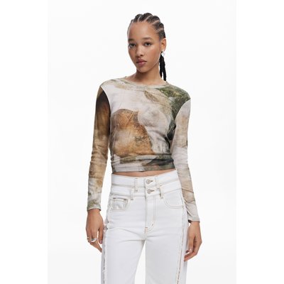 T-shirt col roulé cheval DESIGUAL