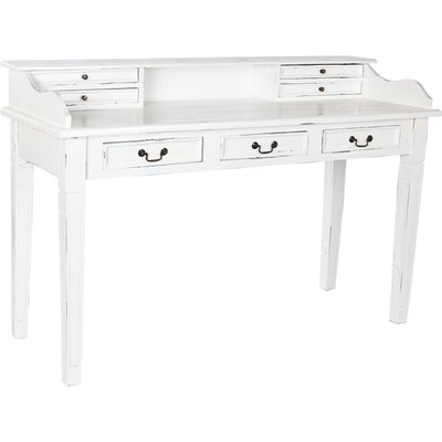 Bureau en bois effet vieilli chic RECOLLECTION