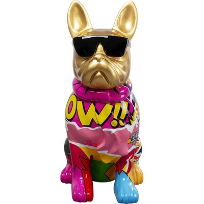Déco bouledogue graffiti lunettes KARE DESIGN