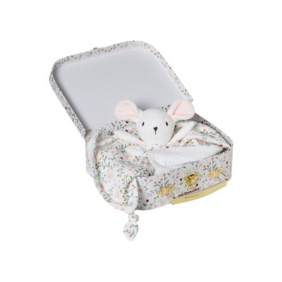 Doudou lange souris personnalisable avec mallette VERTBAUDET