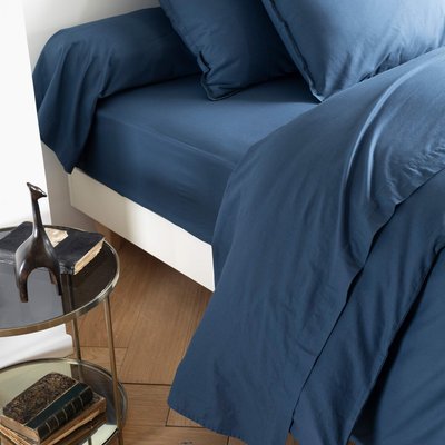 Drap plat coton lavé - CELESTE SOMEO