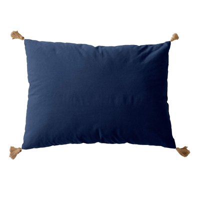 Coussin avec pompons en jute HOME MAISON