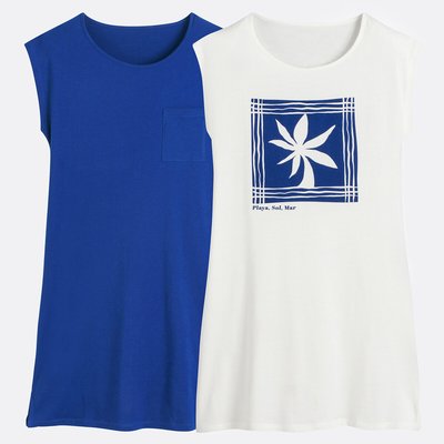 Lot de 2 chemises de nuit LA REDOUTE COLLECTIONS