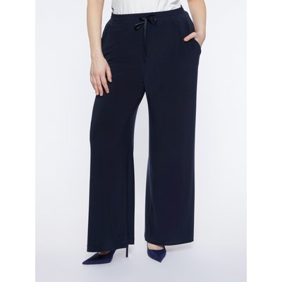 Pantalon jambe large en jersey doux FIORELLA RUBINO