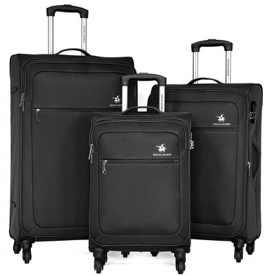 Lot de 3 valises souples dont 1 cabine DAVID JONES