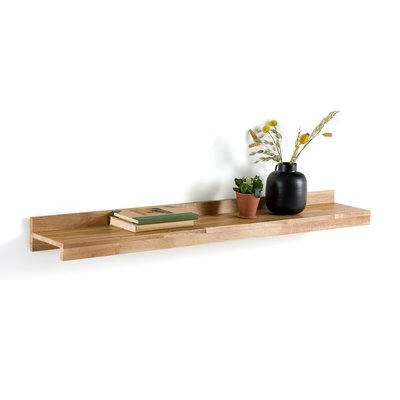 Hiba Wall Shelf in Solid Oak with Length 120cm LA REDOUTE INTERIEURS