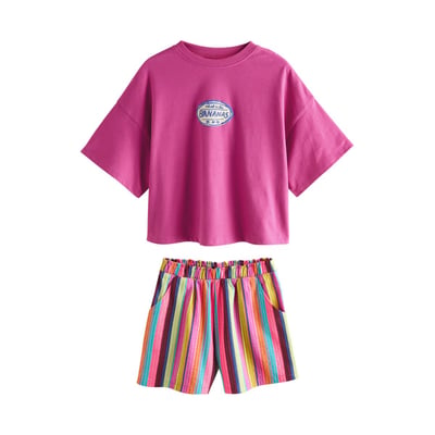 Ensemble t-shirt et short texturé NEXT