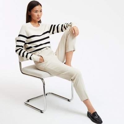Pantaloni a sigaretta, con cintura LA REDOUTE COLLECTIONS