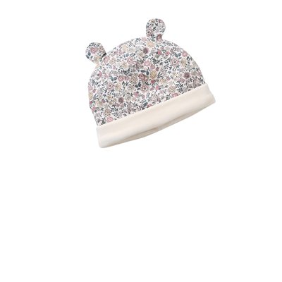 Ensemble bonnet et snood imprimé fleuri doublé sherpa VERTBAUDET