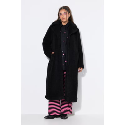 Manteau en peluche, coupe droite longue STUDIO UNTOLD