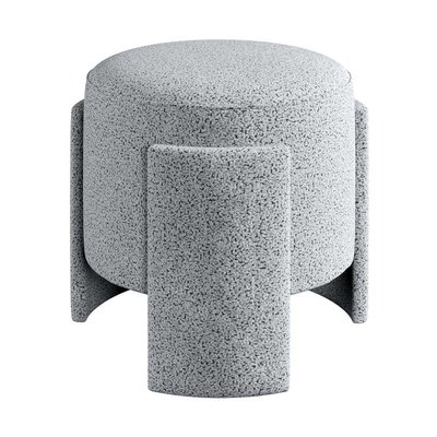 Pouf en polyester Ash HANAH HOME