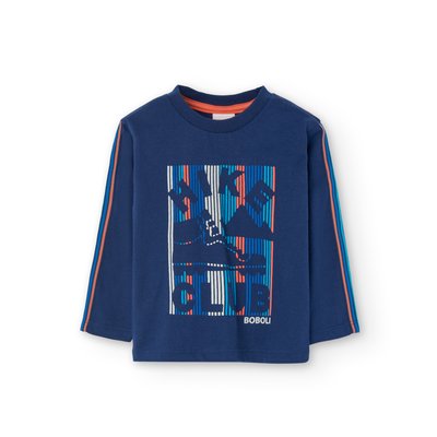 T-shirt manches longues avec dessin devant BOBOLI