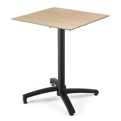 Table de jardin carré inclinable en HPL, OPERA OVIALA