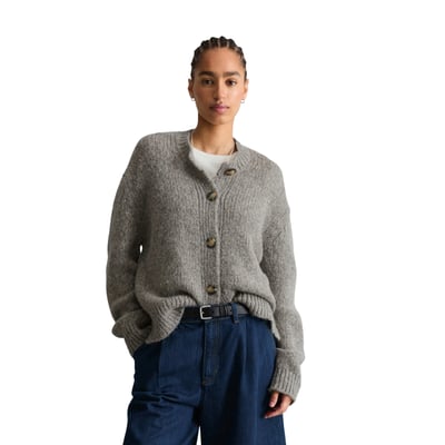 Cardigan ample en un mélange douillet de laine vierge et d'alpaga MARC O’POLO DENIM