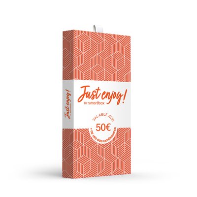 Carte cadeau Just enjoy ! Fun - 50 €- SMARTBOX - Coffret Cadeau Multi-thèmes SMARTBOX