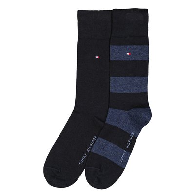 Lote de 2 pares de meias altas TOMMY HILFIGER