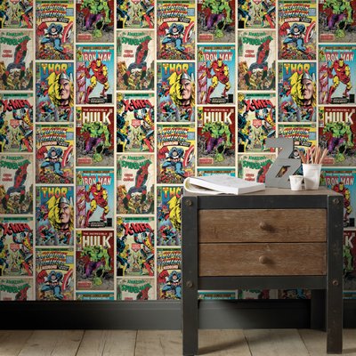 Papier peint Action Héros BD MARVEL