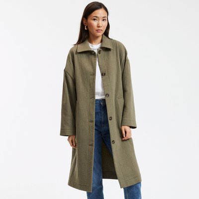 Pardessus oversize boutonné LA REDOUTE COLLECTIONS