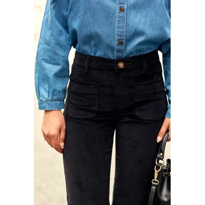 Broek Sonny bootcut in fluweel SONNY LA PETITE ETOILE