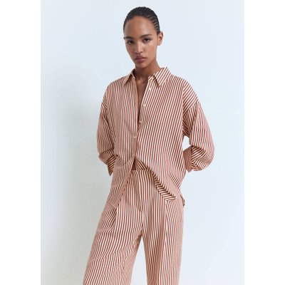 Pantalon rayures pinces MANGO