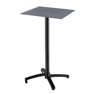 Table de jardin carré haute inclinable en hpl, OPERA OVIALA