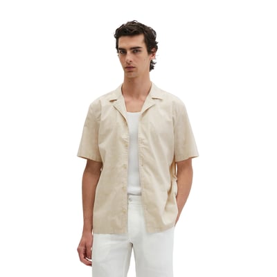 Chemise à manches courtes regular avec motif estival de feuilles MARC O'POLO