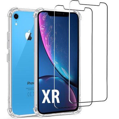 Coque Iphone Xr antichoc + 2 vitres EVETANE