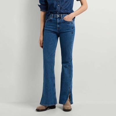 Willa - Jean Coupe Évasée, Taille Haute PEPE JEANS