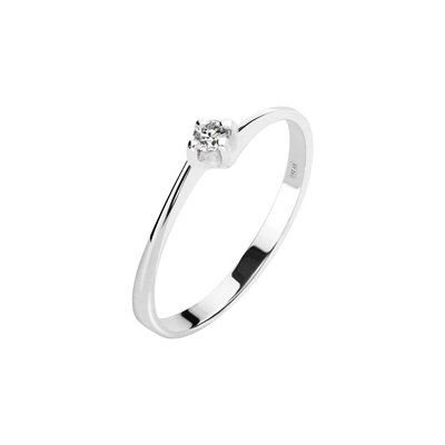Bague en or blanc 375 B-CLASSIC BLUESPIRIT
