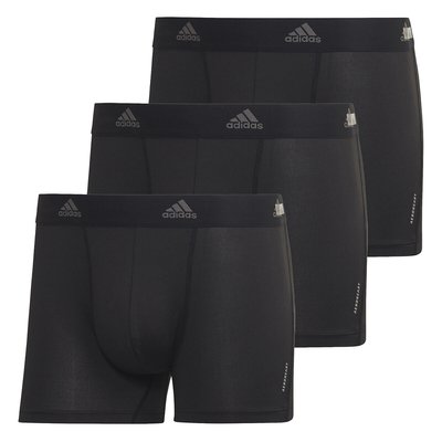 Lote de 3 boxers Active, 2 lisos + 1 estampado adidas Performance