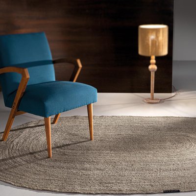 Tapis en jute tissé motif uni NATIVE UN AMOUR DE TAPIS