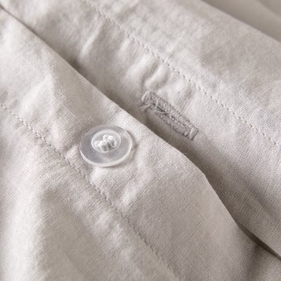 Housse de couette unie en coton lavé, Scenario LA REDOUTE INTERIEURS