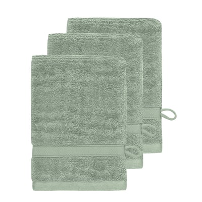 Lot de 3 gants de toilette 600 g/m² SENSILK SENSEI MAISON