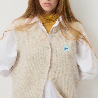 Gilet sans manches col rond EAST AMERICAN VINTAGE