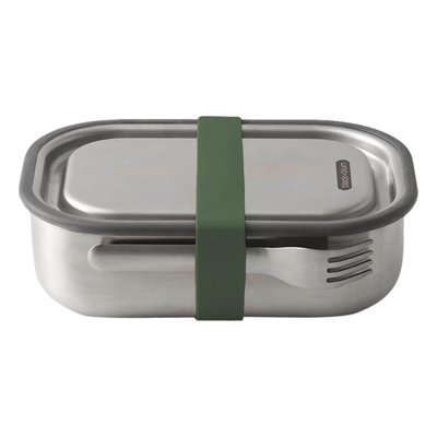 Lunch Box Hermétique Stainless Steel Acier Océan 20 X 15 Cm BLACK AND BLUM