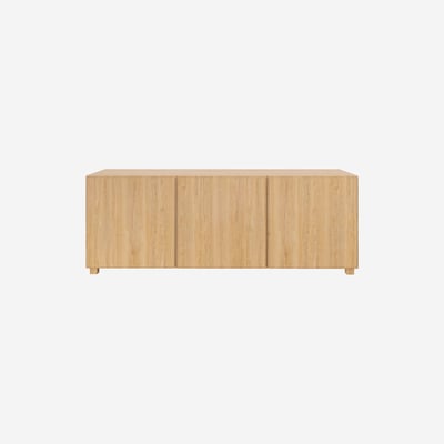 Buffet bas 3 portes en chêne DRIO HABITAT